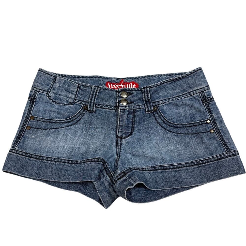 2000s FreeStyle Junior Womens Size 9 Denim Shorts